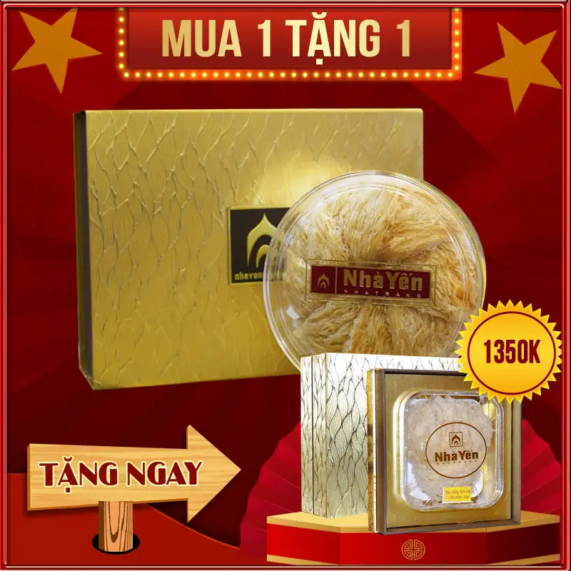 Yến Hồng Sơ Chế Thượng Hạng Hộp 100g Y073