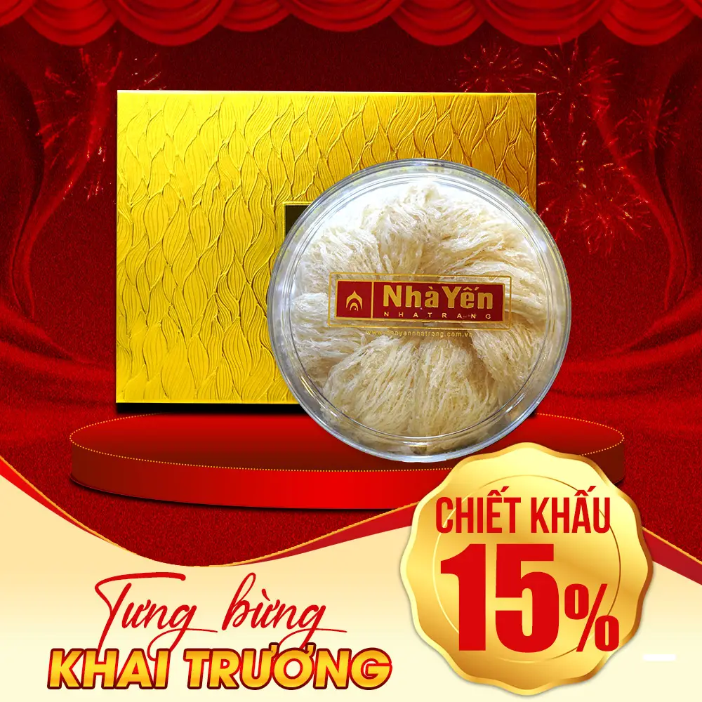 Yến Trắng Sơ Chế Thượng Hạng 1 100g Y066