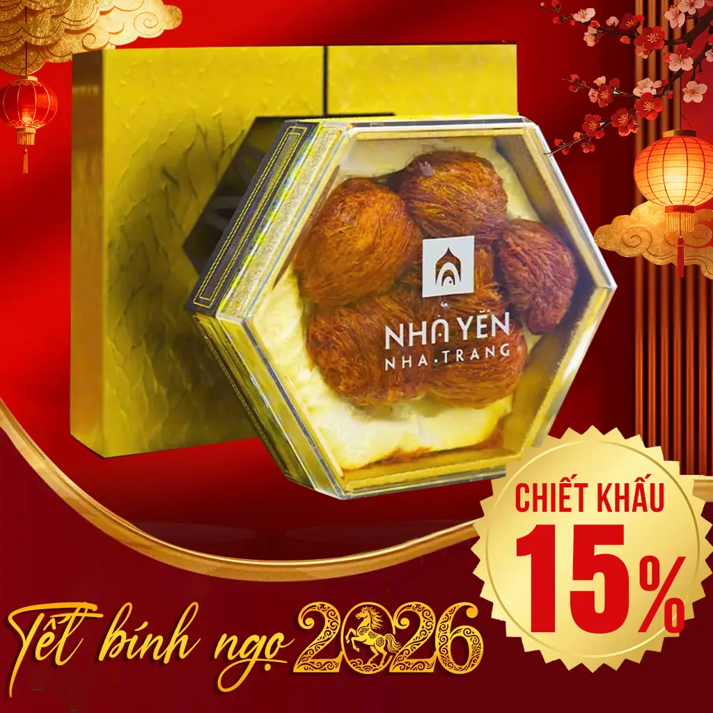 Yến Huyết Tinh Chế Khánh Hòa Thượng Hạng Hộp 100g