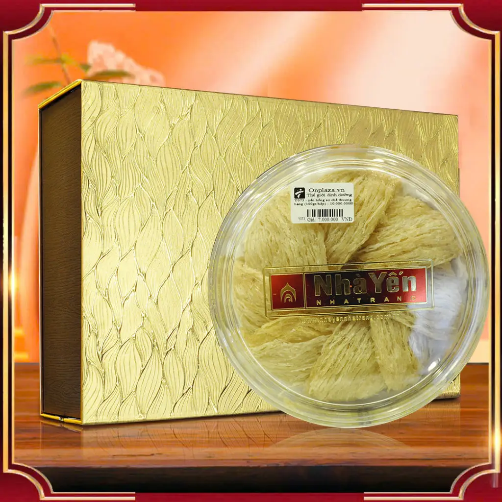 Yến Hồng Sơ Chế Thượng Hạng Hộp 100g