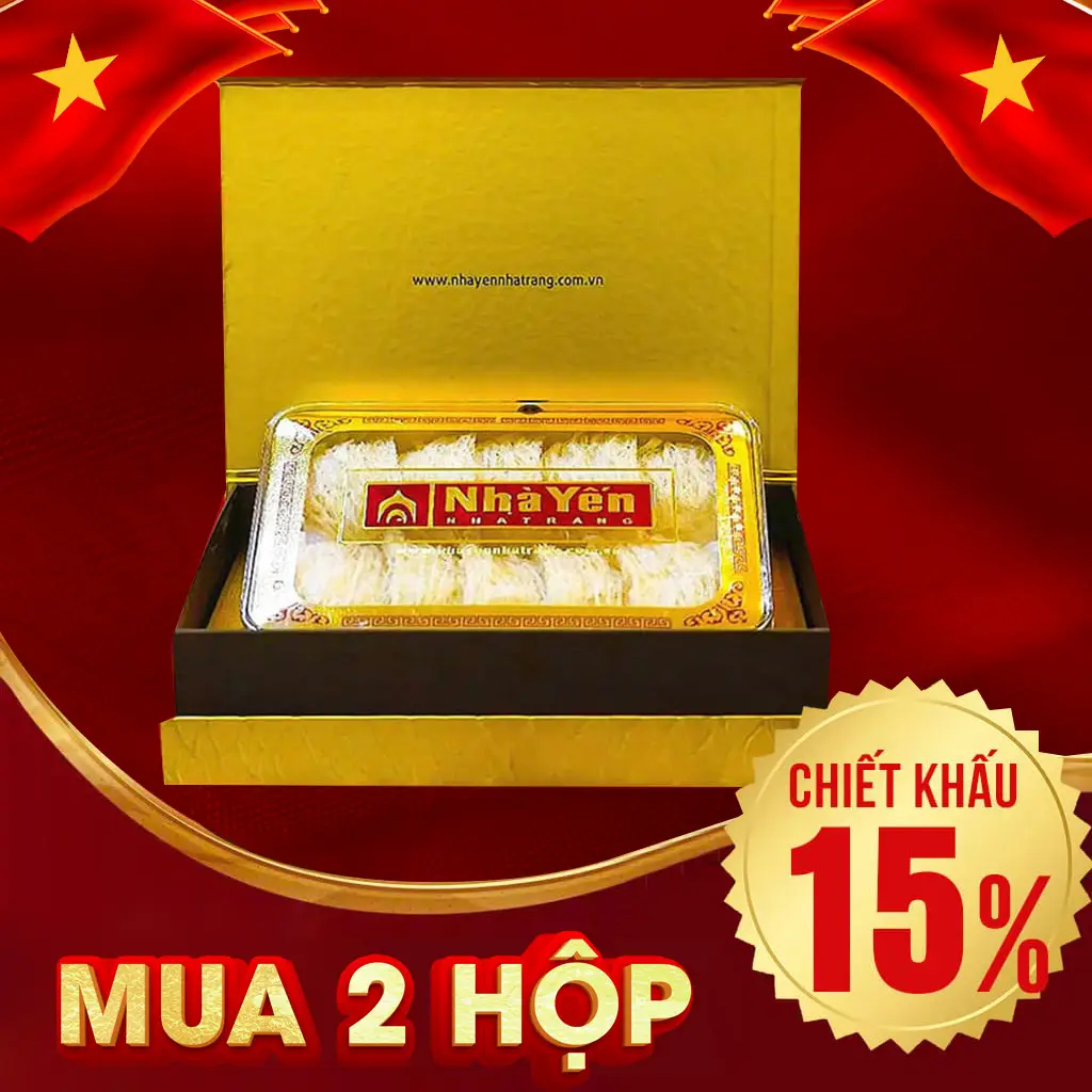 Yến Trắng Tinh Chế Thượng Hạng 2 Hộp 100g